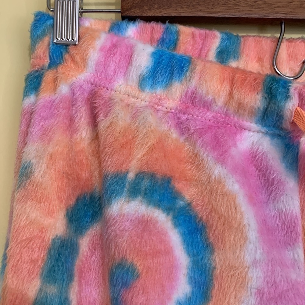 BlueStar Tie-dye Dreamsicle Comfy Drawstring Elastic Waist Loungewear Pants - Picture 8 of 13